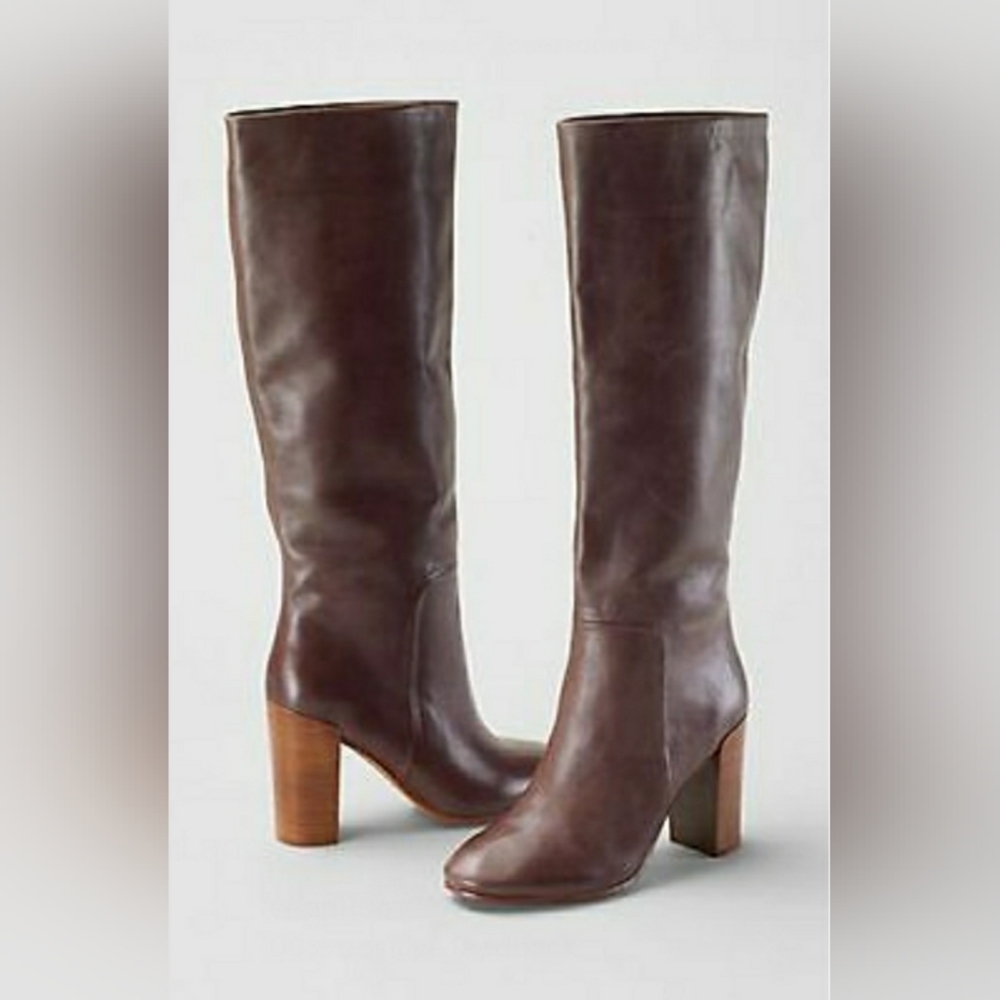 NIB Lands' End Stanton High Heeled Boots